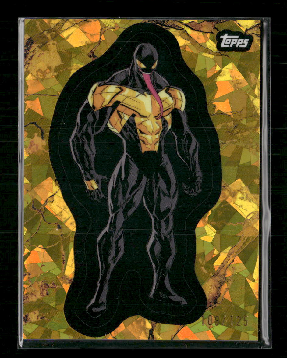 125-2025-topps-marvel-comic-book-heroes-all-new-venom-gold-cracked-ice