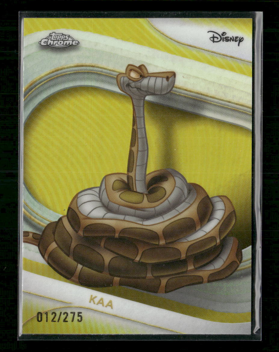 2025-topps-chrome-disney-kaa-109yellow-refractor-275
