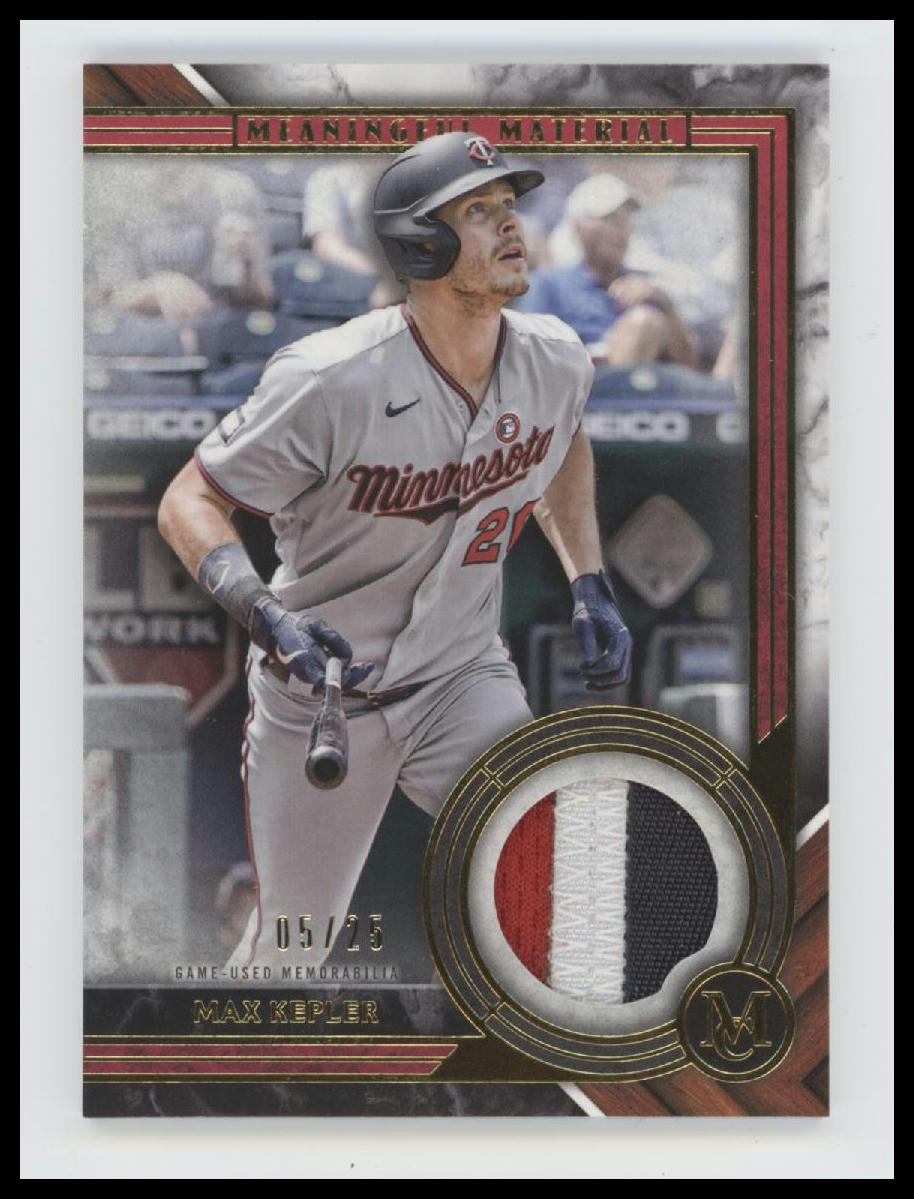 2022-topps-meaningful-materials-relics-gold-max-kepler-25-mmr1-mk