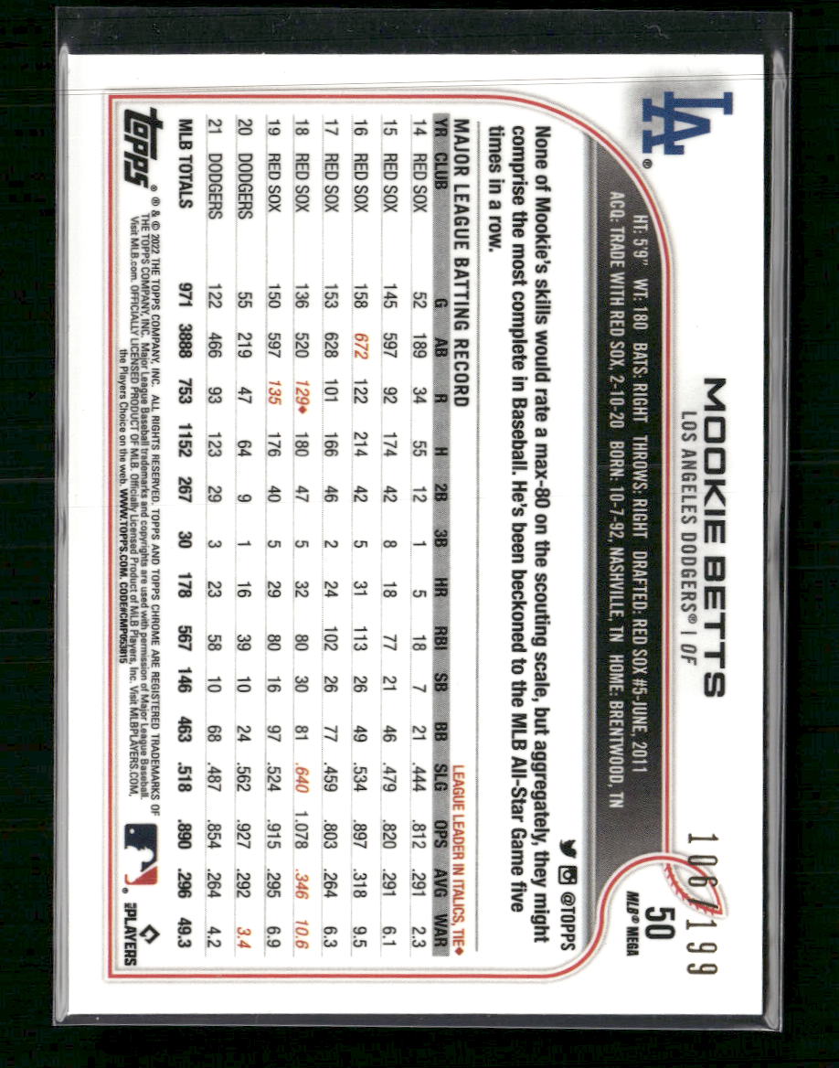 2022-topps-chrome-pink-logo-refractor-199-mookie-betts-100