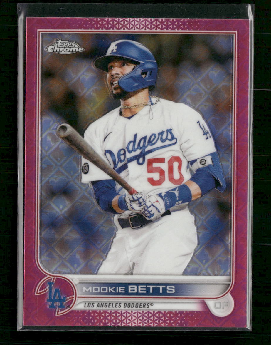 2022-topps-chrome-pink-logo-refractor-199-mookie-betts-100