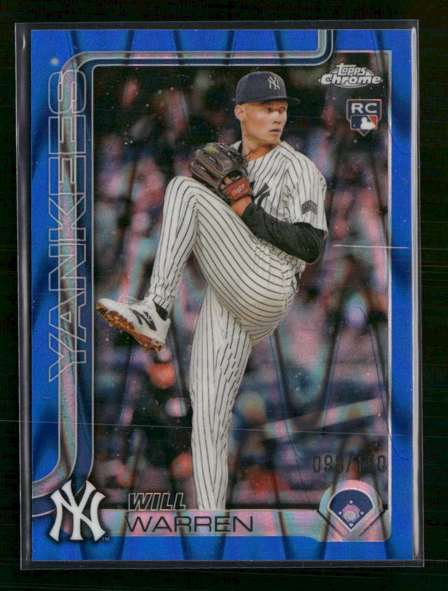 2025-topps-chrome-blue-raywave-150-will-warren-rookie-81