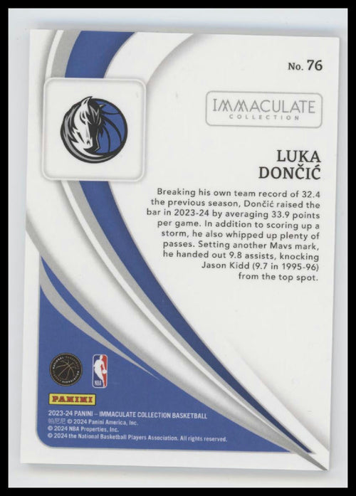 2023-24-panini-immaculate-collection-blue-luka-doncic-25-76
