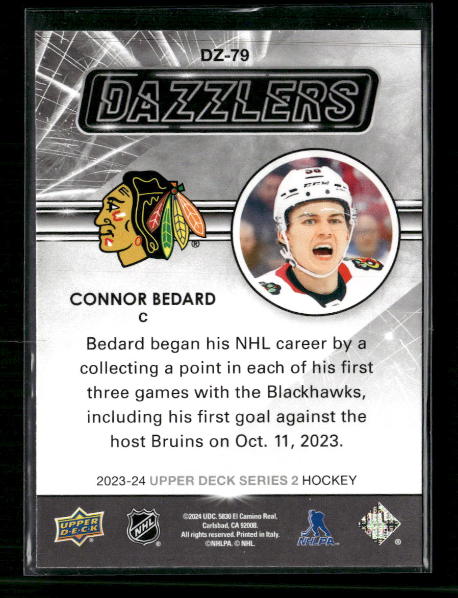 2023-24-upper-deck-dazzlers-orange-connor-bedard-dz-79