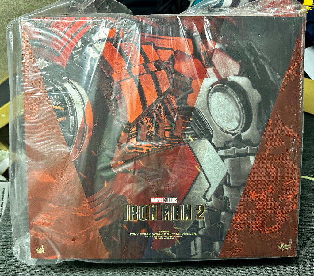Tony Stark (Mark V Suit Up Version) Deluxe Marvel Sixth Scale Figure by Hot Toys