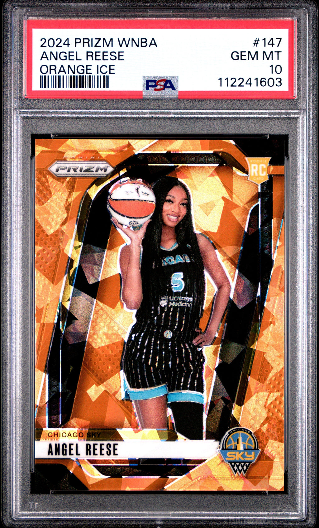 2024-panini-prizm-wnba-orange-ice-angel-reese-10-psa-147
