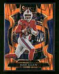 2025-panini-select-orange-prizm-shock-josh-allen-499-86