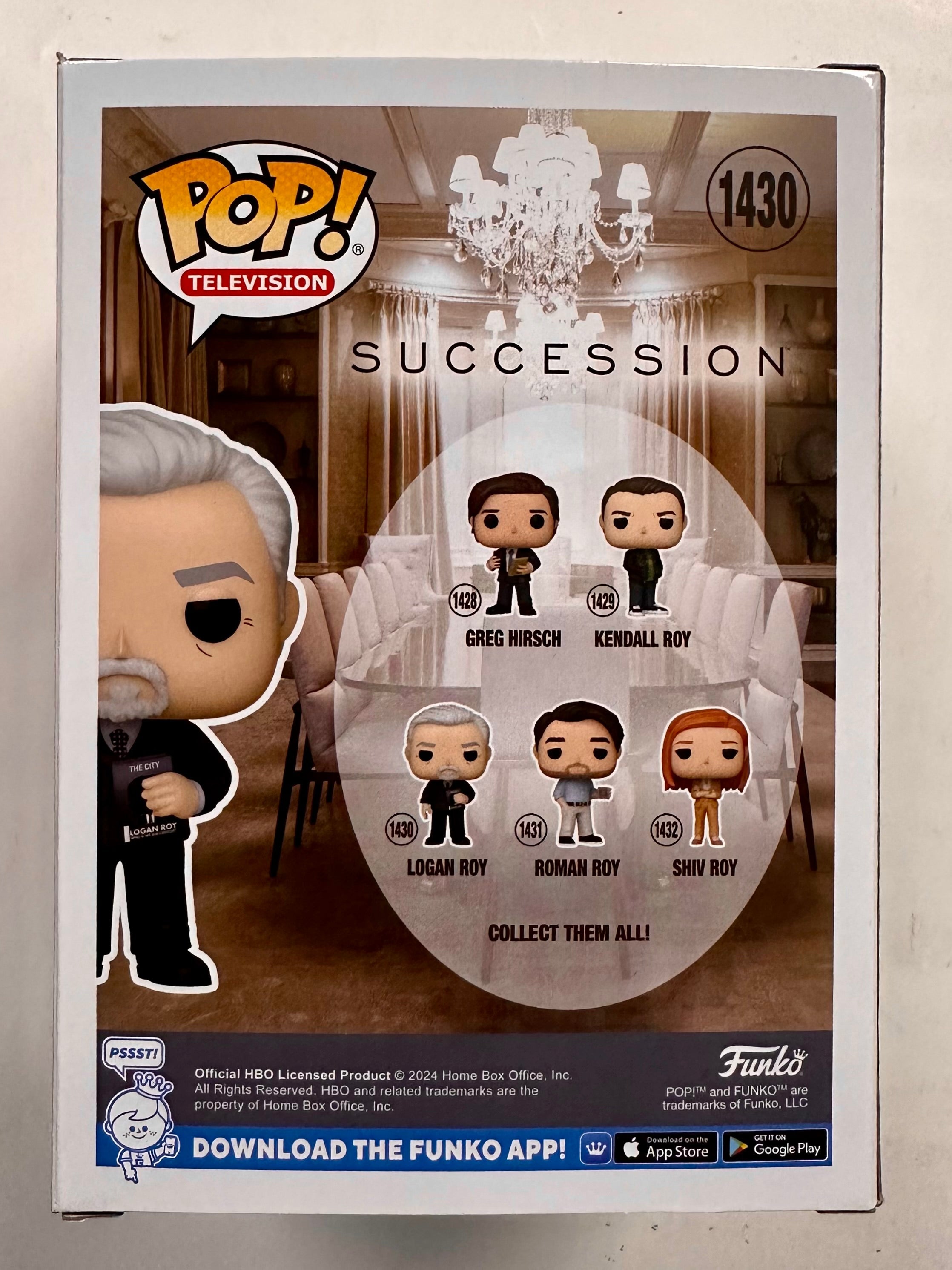 Funko Pop! Television Logan Roy With Magazine #1430 HBO Succession 2024