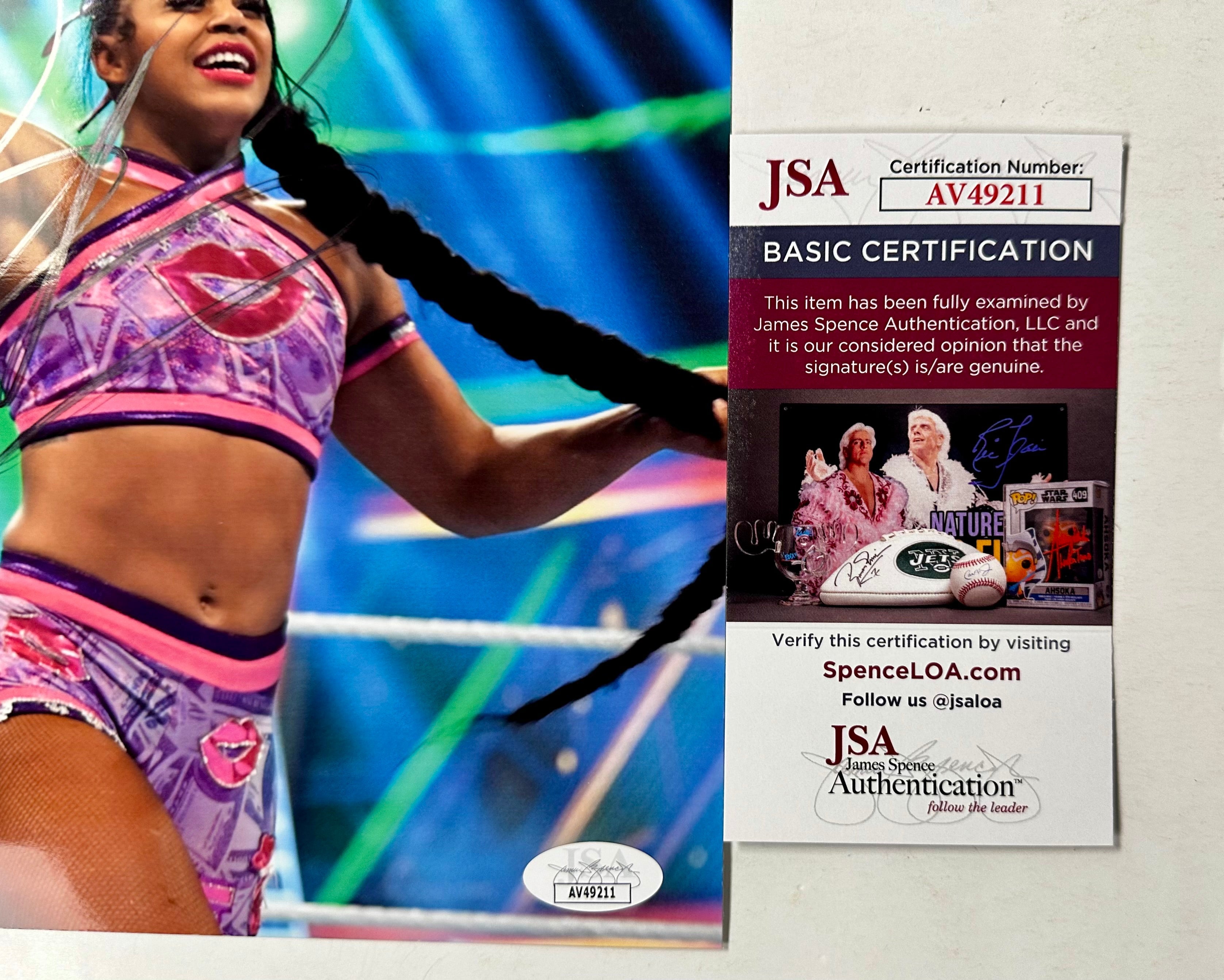 bianca-belair-signed-8x10-photo-wwe-wrestling-women-s-champion-with-jsa-coa