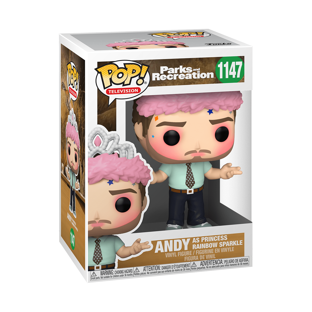 POP! TV: Parks & Rec- Andy as Princess Rainbow Sparkle