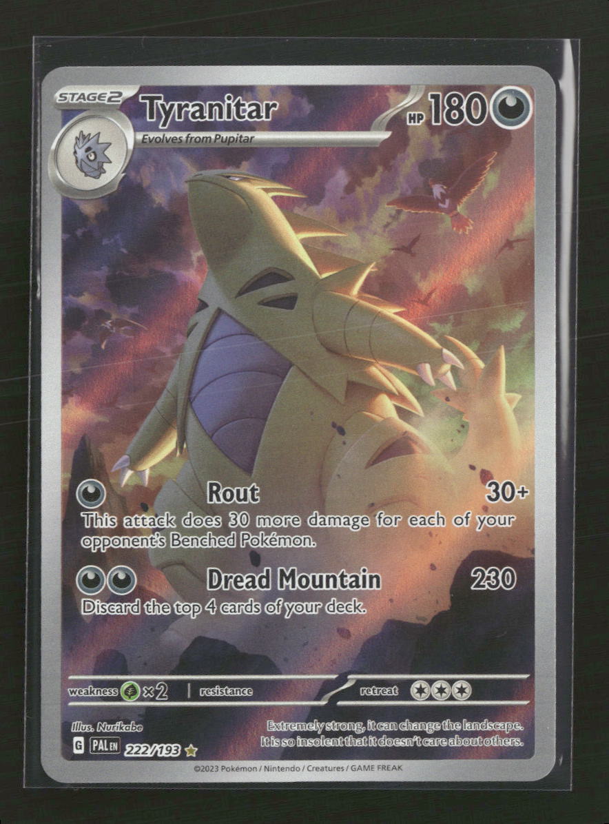 SV02: Paldea Evolved Tyranitar #222/193