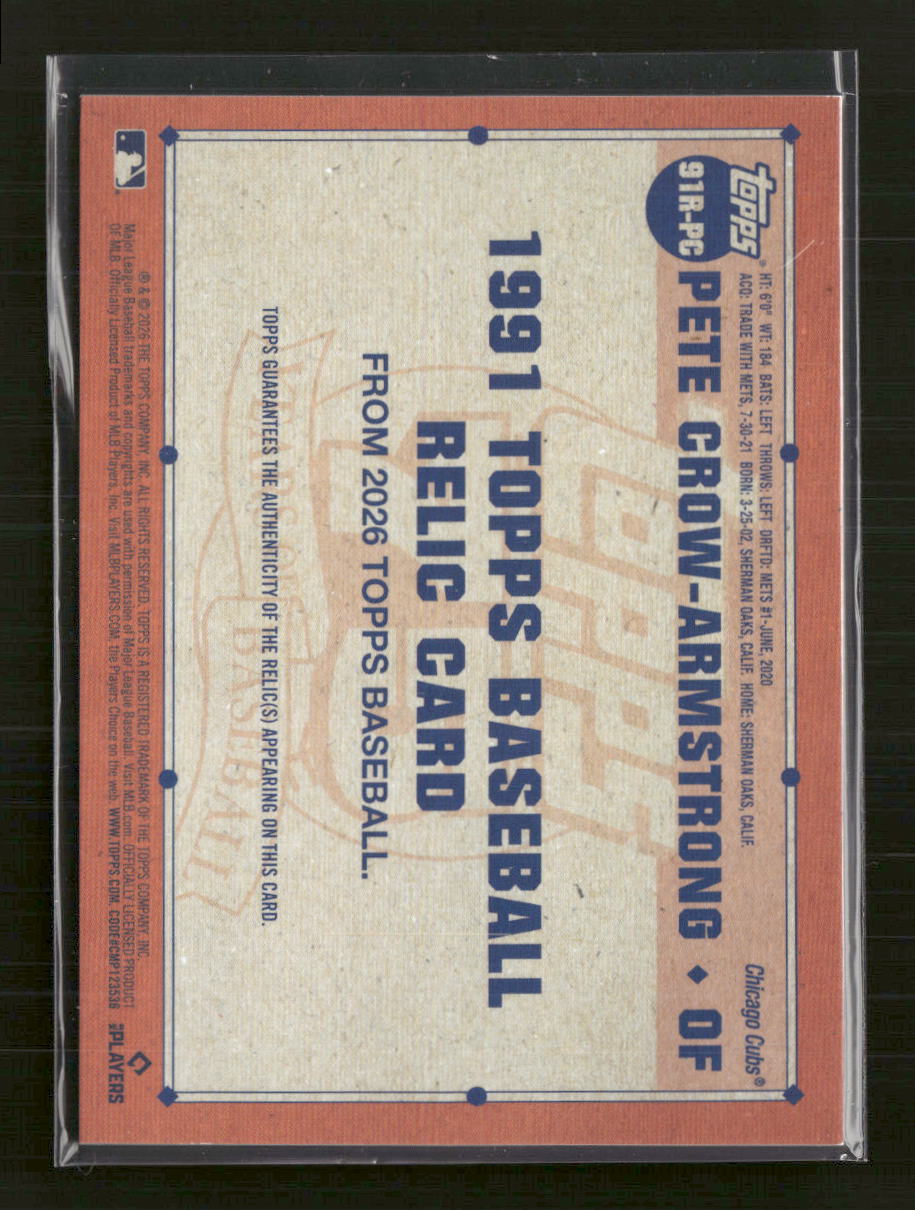 2026-topps-1991-baseball-35th-anniversary-relics-pete-crow-armstrong-91r-pc