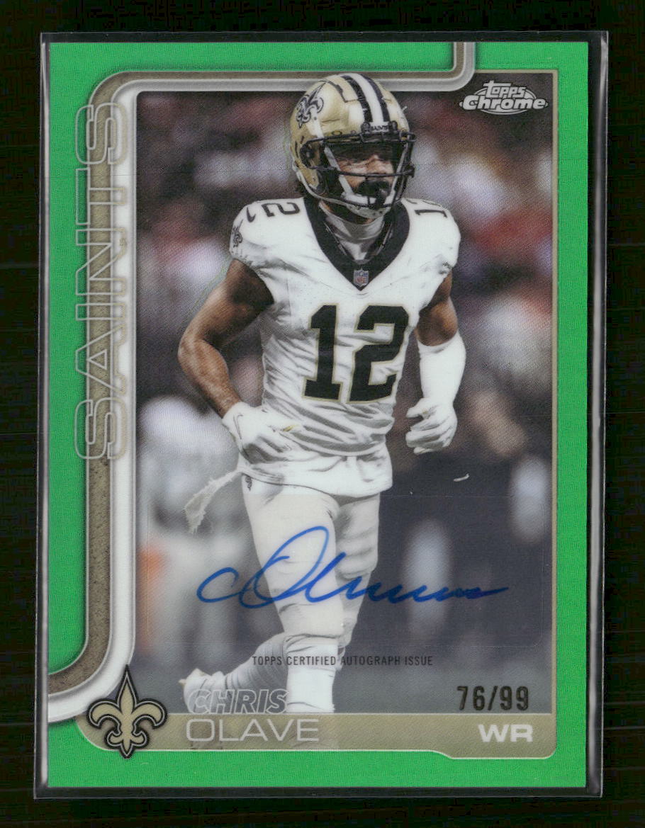 2025-topps-chrome-auto-green-refractor-chris-olave-99-ba-co
