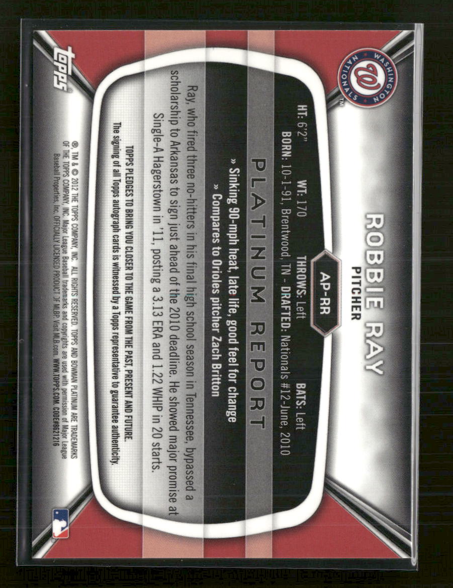2012-bowman-platinum-prospect-autographs-robbie-ray-auto-ap-rr