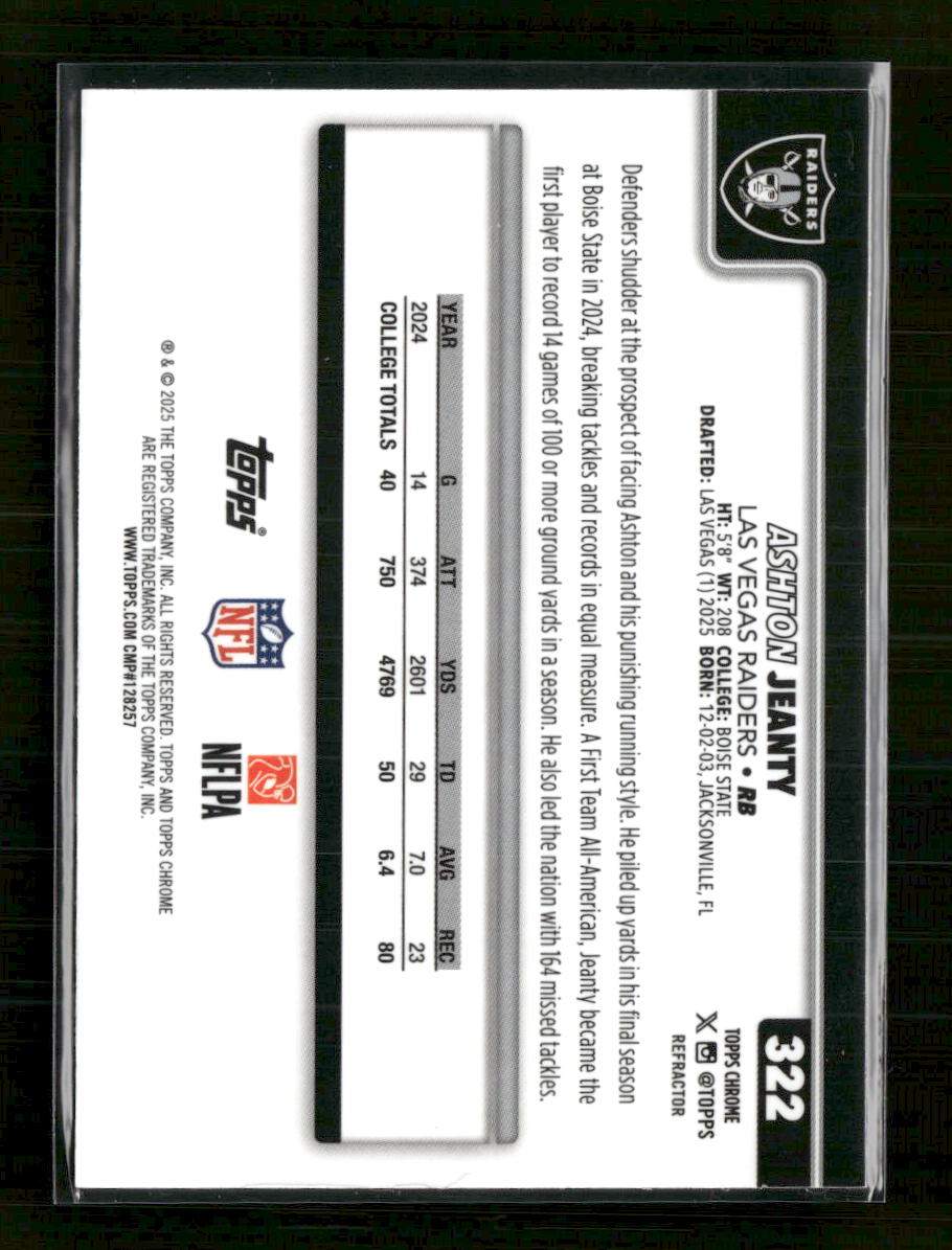 2025-topps-chrome-refractor-ashton-jeanty-rookie-323