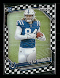 2025-panini-prizm-black-and-white-checker-tyler-warren-339