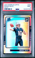 2024-panini-donruss-optic-holo-drake-maye-9-psa-229