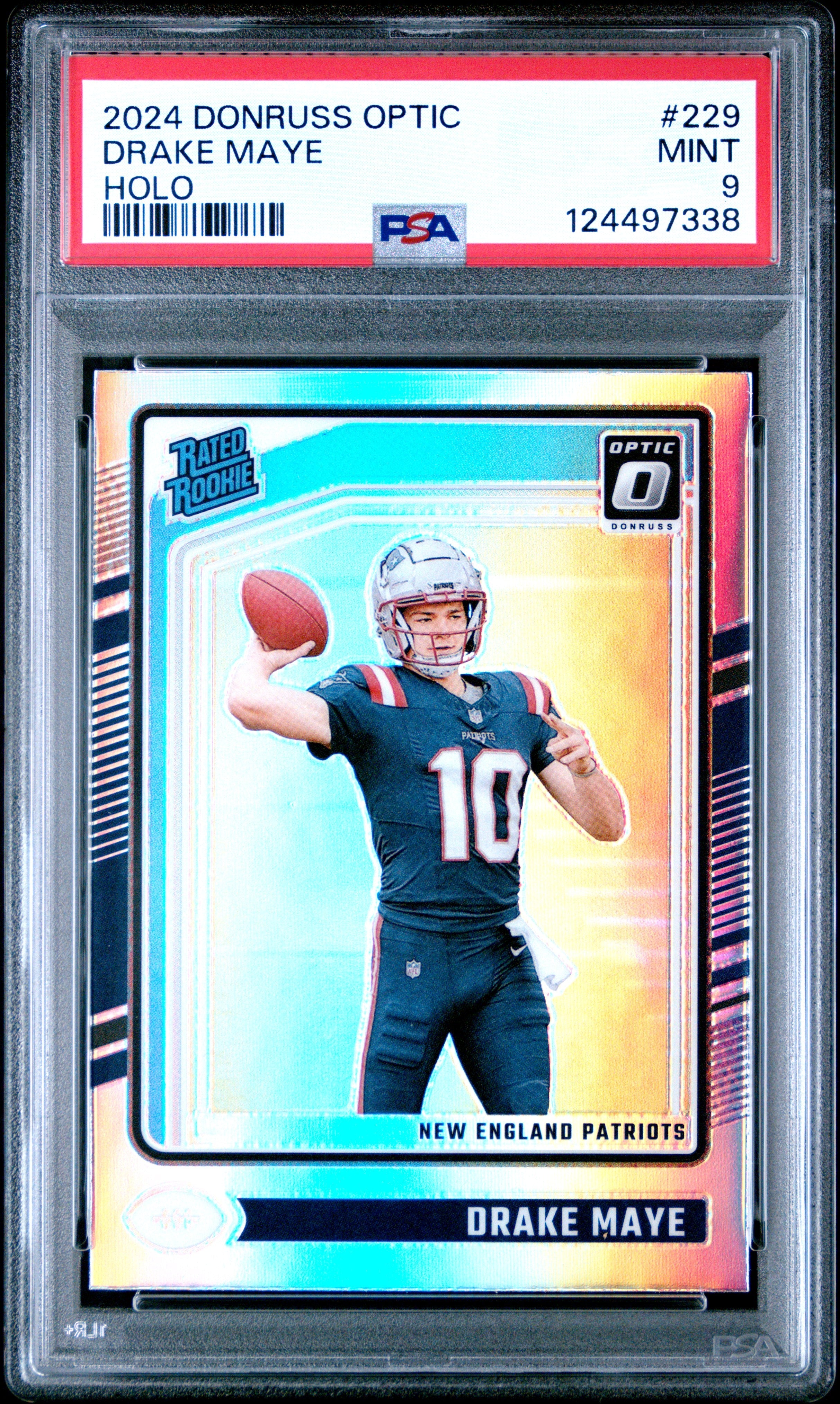2024-panini-donruss-optic-holo-drake-maye-9-psa-229