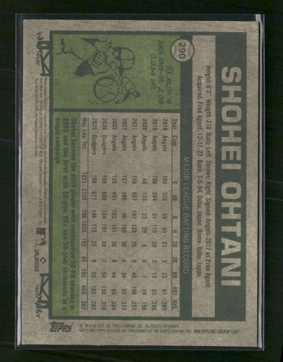 2026-topps-heritage-chrome-aqua-sparkle-refractors-shohei-ohtani-290