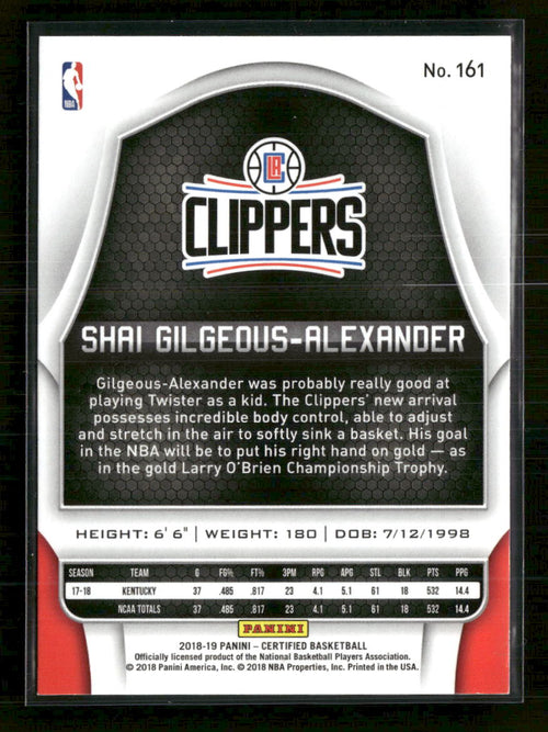 2018-19-panini-certified-shai-gilgeous-alexander-rookie-161