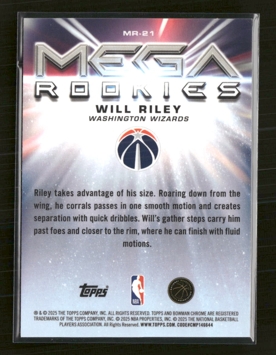 2025-26-bowman-mega-rookies-green-mojo-will-riley-99-mr-21