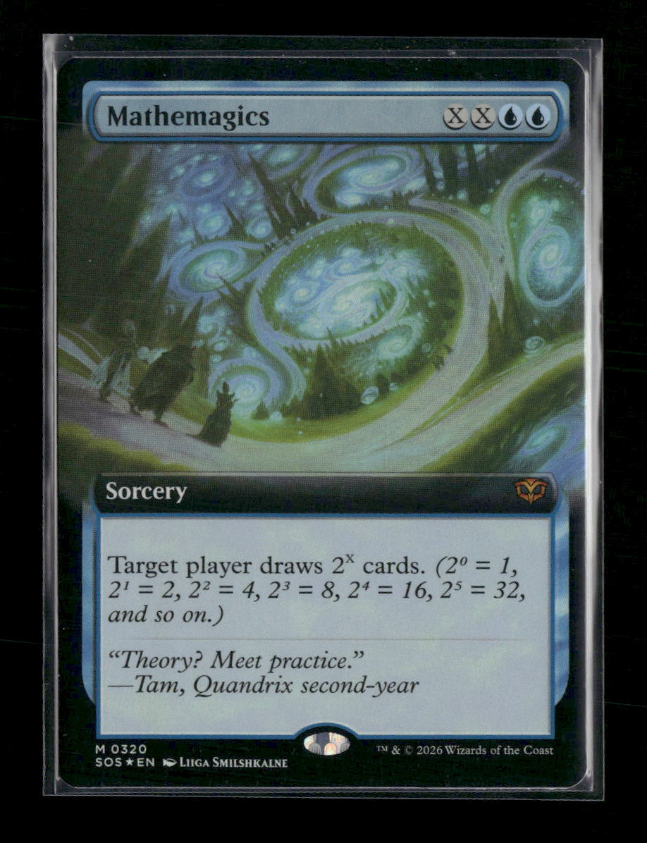 Secrets of Strixhaven Mathemagics (Extended Art) #320