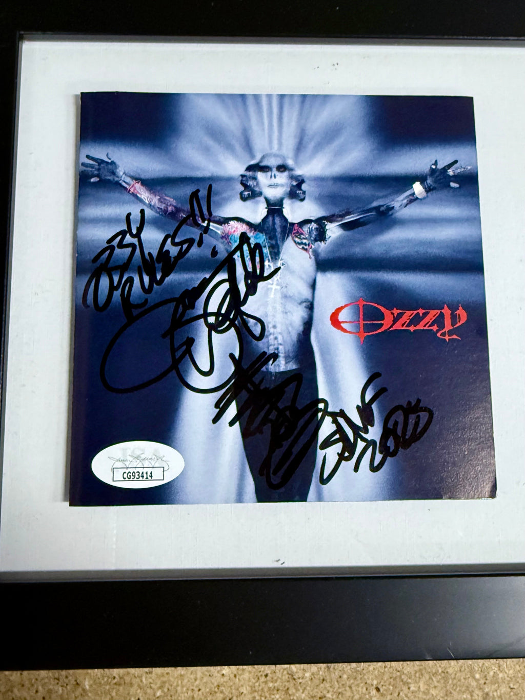 Pantera Phil Anselmo & Rex Brown Signed “Reinventing The Steel” Framed CD With JSA COA