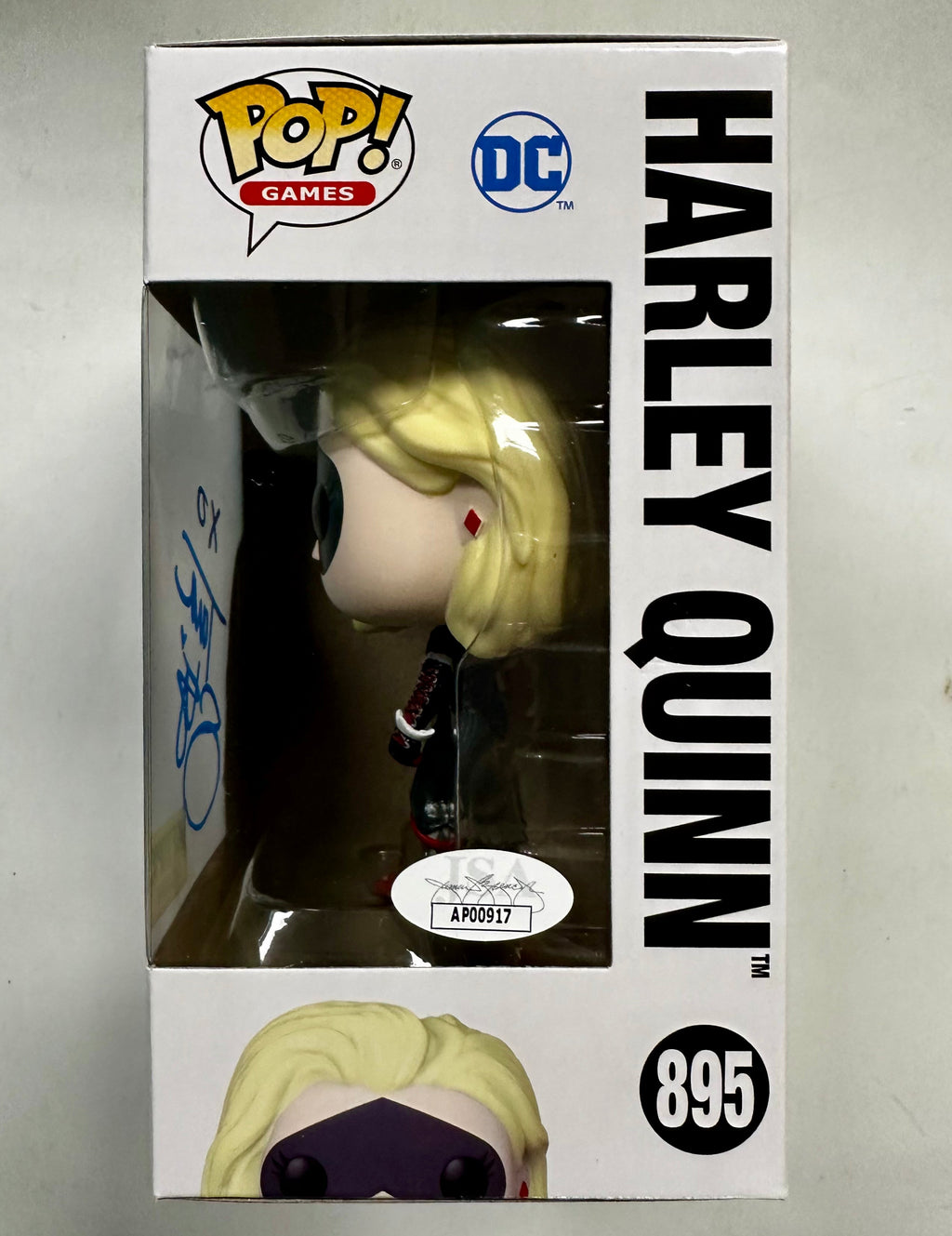 Tara Strong Signed Harley Quinn Funko Pop! #895 DC Gotham Exclusive With JSA COA