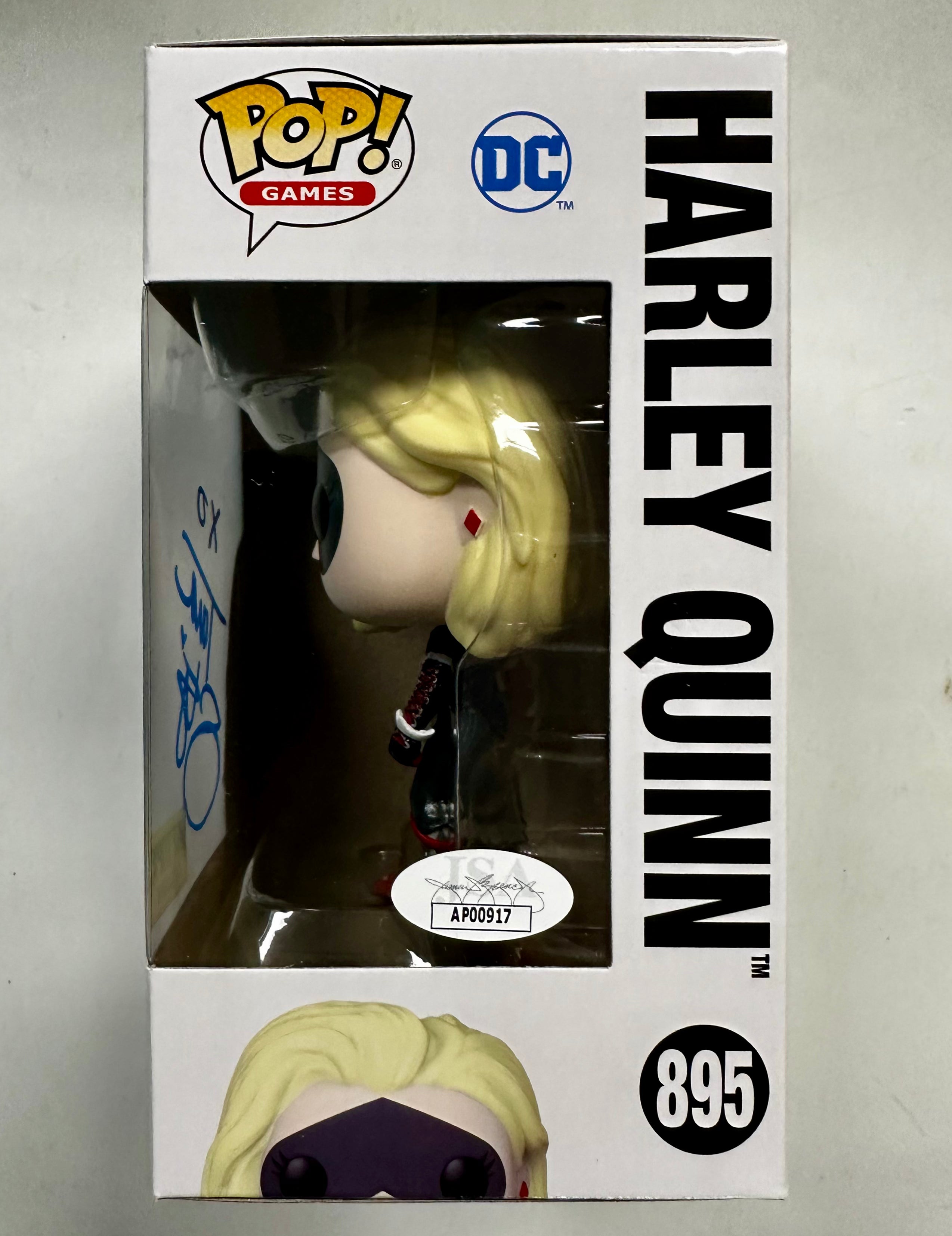 Tara Strong Signed Harley Quinn Funko Pop! #895 DC Gotham Exclusive With JSA COA