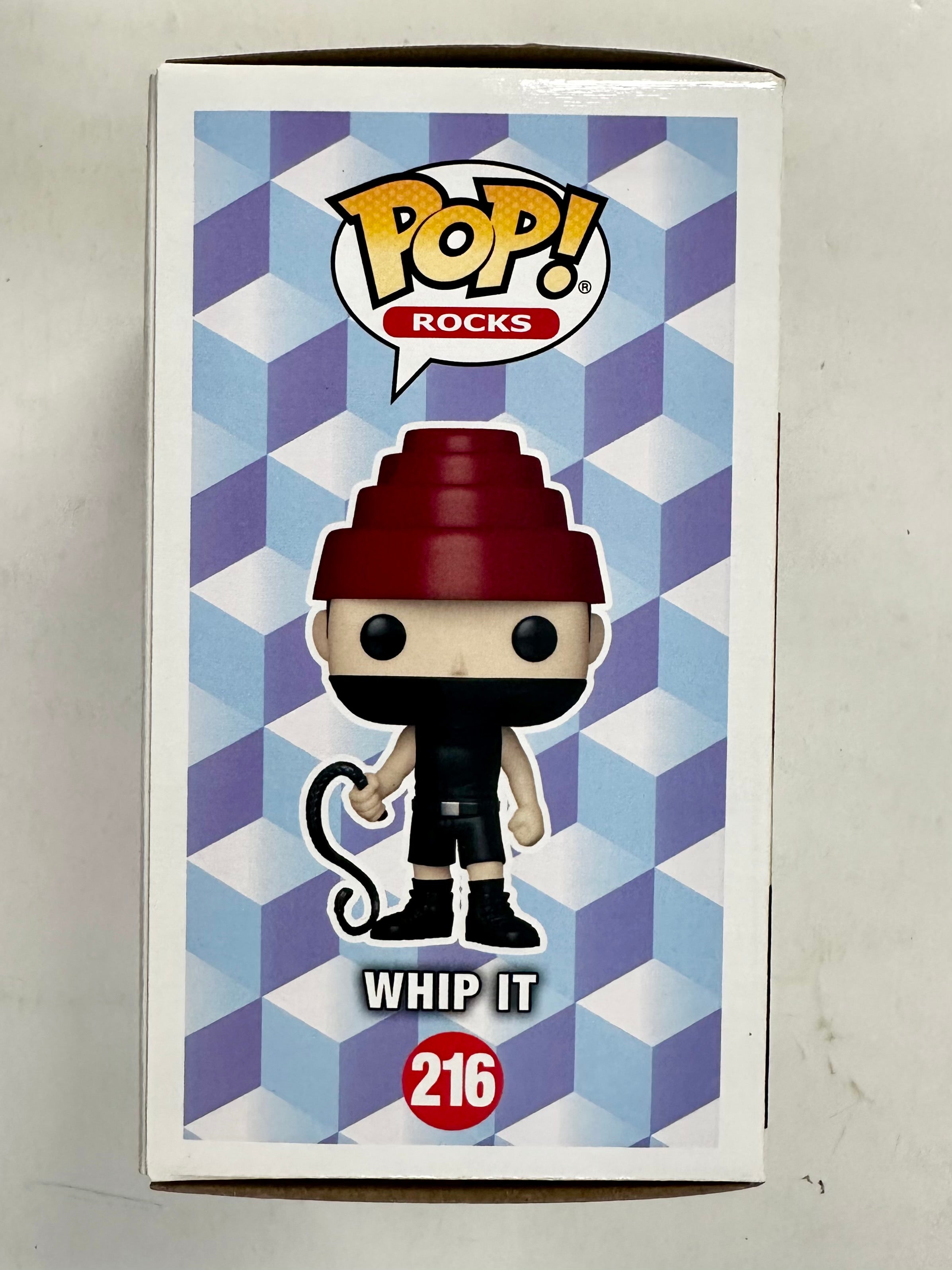 Gerald Casale & Mark Mothersbaugh Signed Whip It Funko Pop! #216 Band DEVO 2021 With JSA COA
