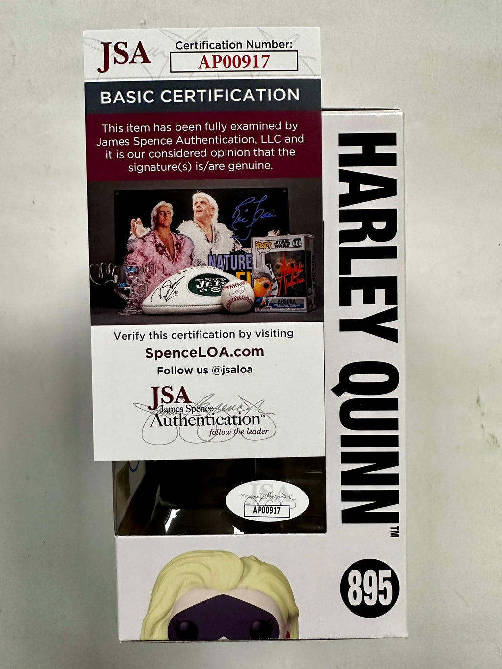 Tara Strong Signed Harley Quinn Funko Pop! #895 DC Gotham Exclusive With JSA COA