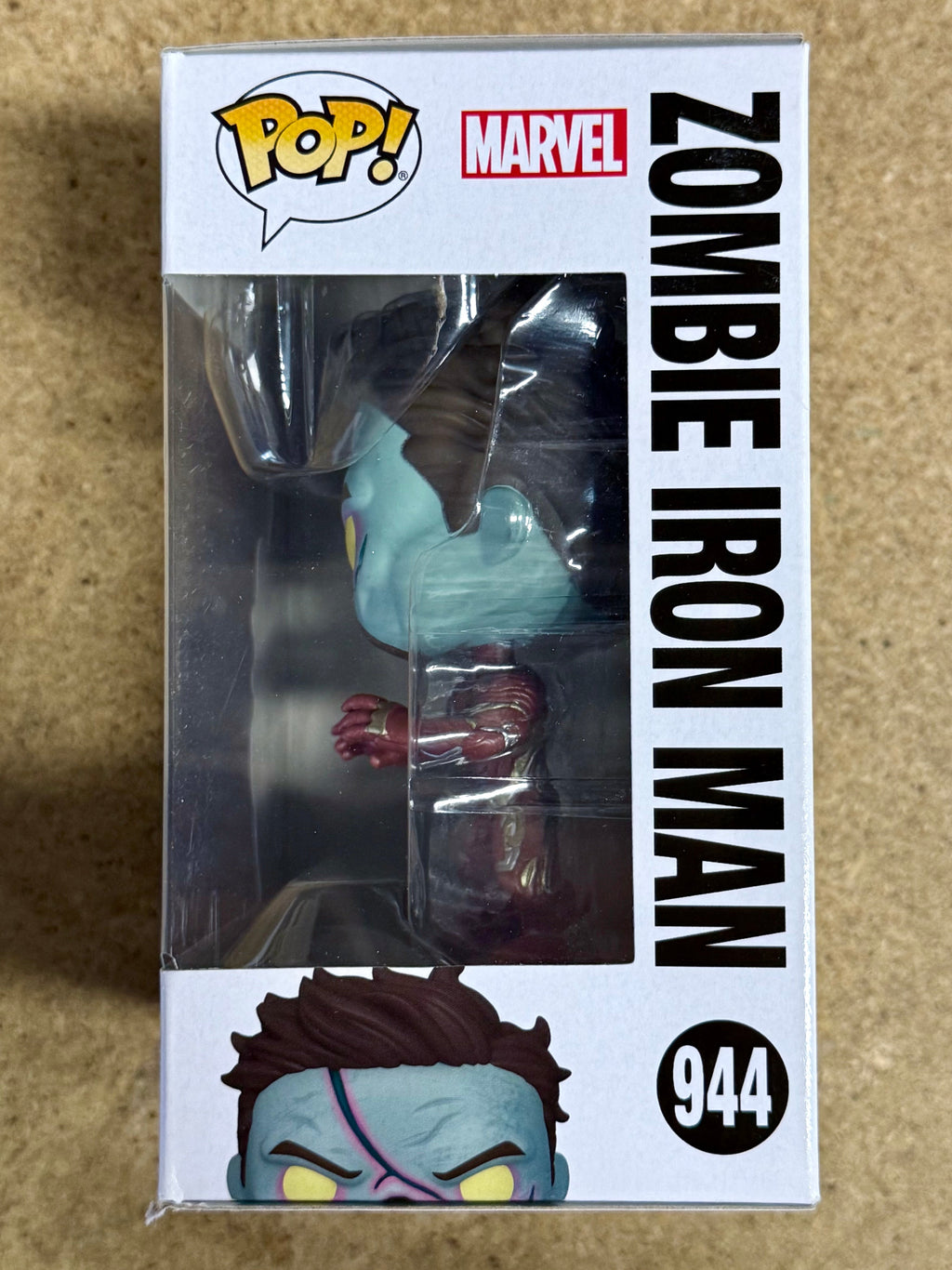 Funko Pop! Marvel Zombie Iron Man #944 Marvel Studios Disney + What If? 2021