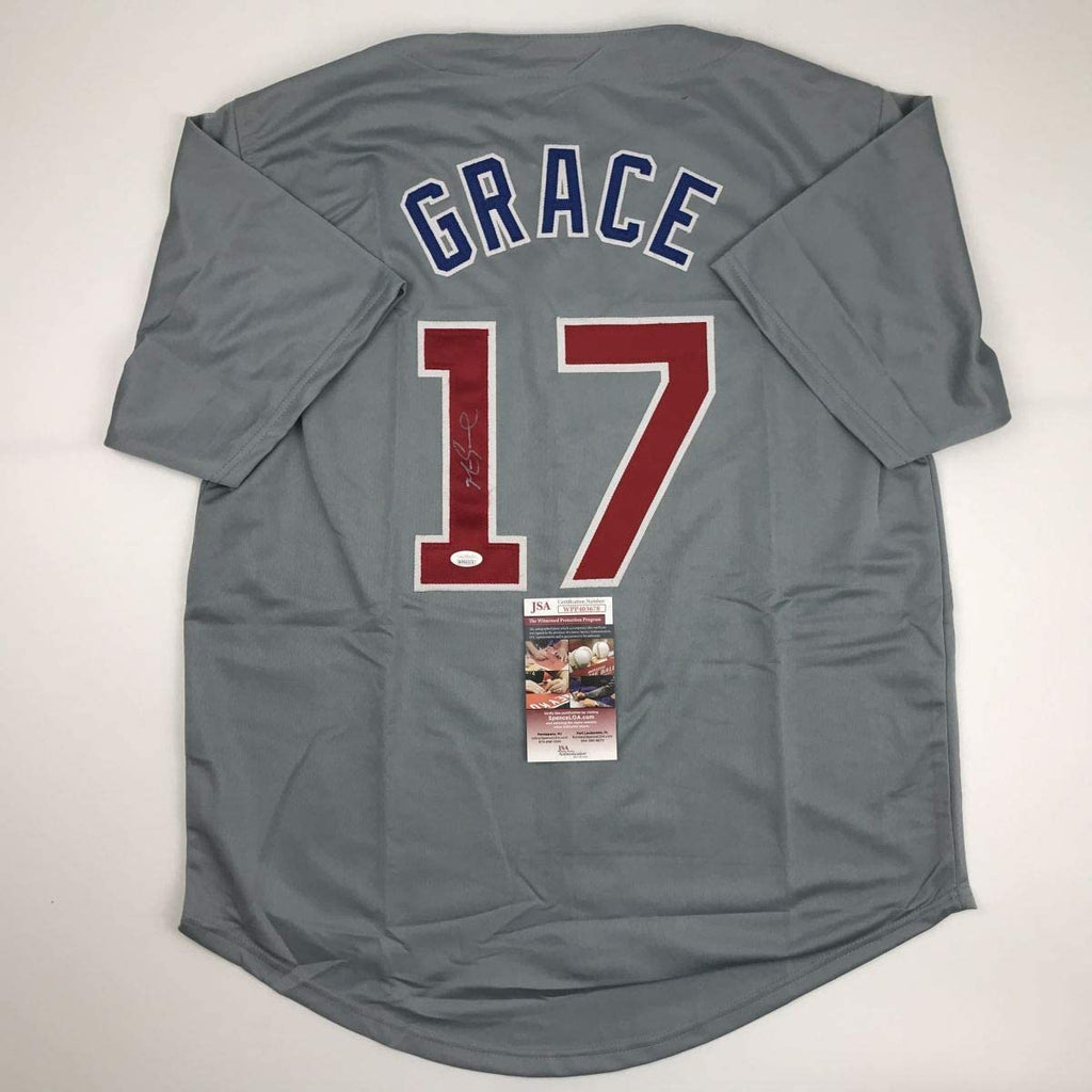 autographed-signed-mark-grace-chicago-grey-baseball-jersey-jsa-coa