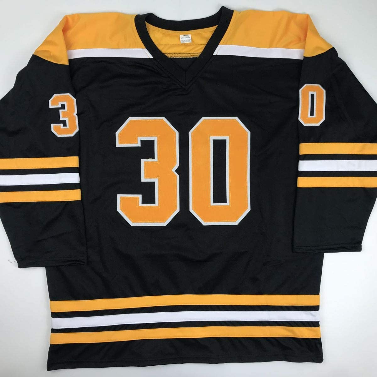 autographed-signed-gerry-cheevers-hof-85-boston-black-hockey-jersey-jsa-coa