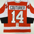autographed-signed-sean-couturier-philadelphia-orange-hockey-jersey-jsa-coa