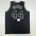 autographed-signed-george-gervin-san-antonio-black-basketball-jersey-beckett-bas-coa