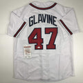 autographed-signed-tom-glavine-atlanta-white-baseball-jersey-jsa-coa