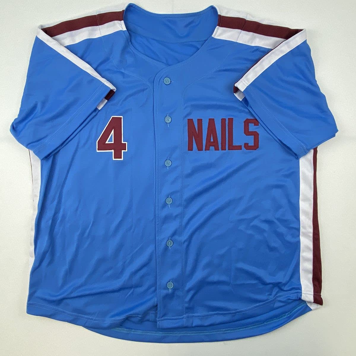 autographed-signed-lenny-dykstra-nails-philadelphia-blue-retro-baseball-jersey-jsa-coa