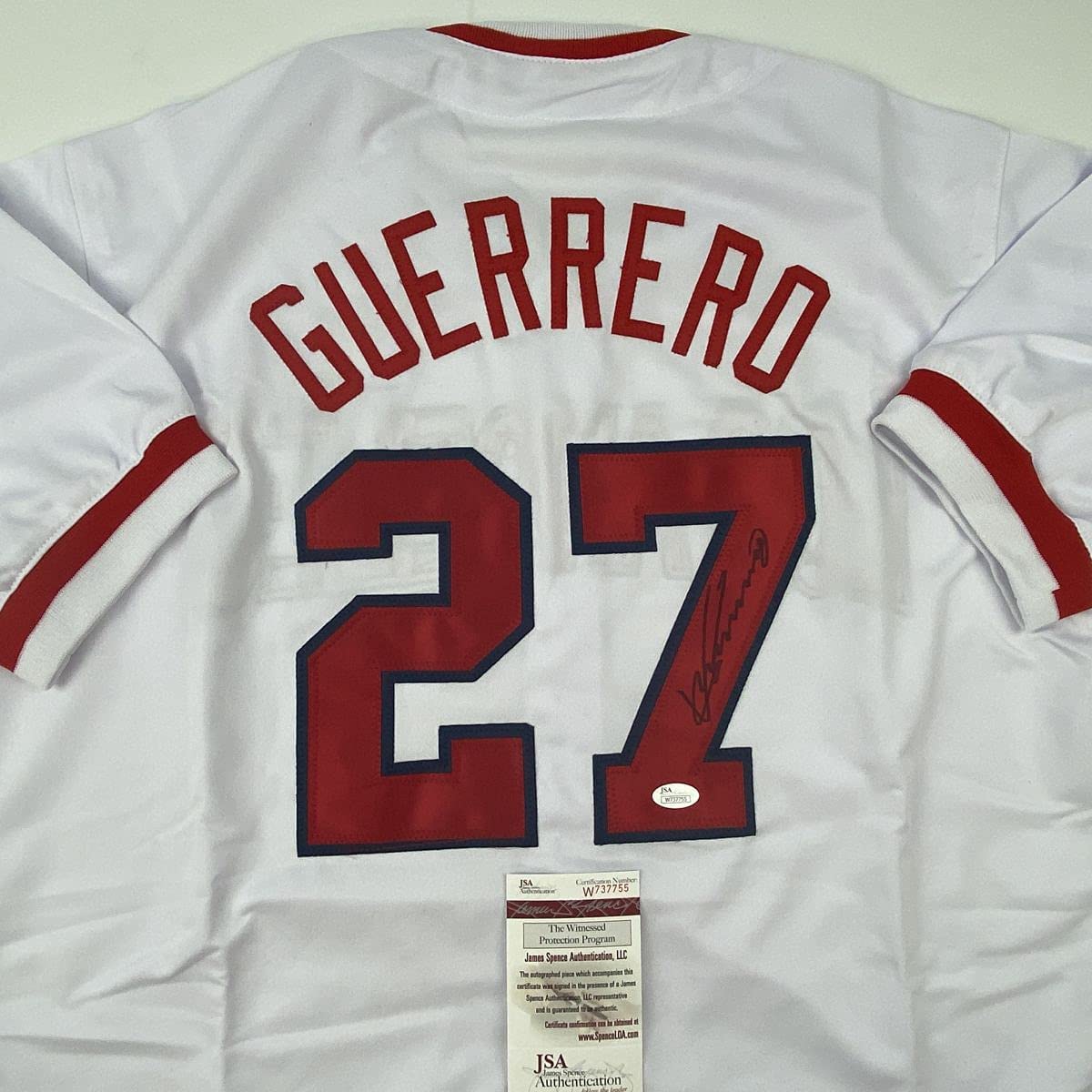 autographed-signed-vladimir-vlad-guerrero-los-angeles-la-anaheim-white-baseball-jersey-jsa-coa
