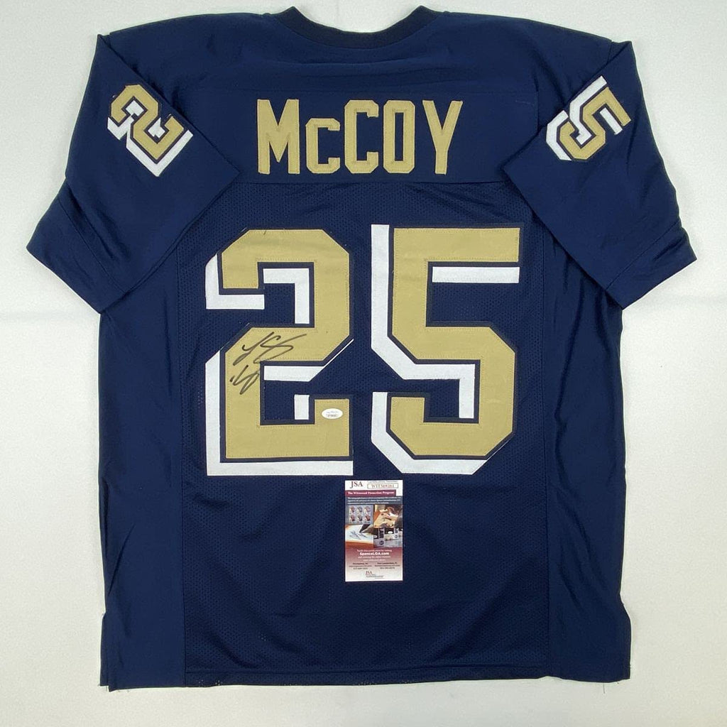 autographed-signed-lesean-mccoy-pittsburgh-blue-college-football-jersey-jsa-coa