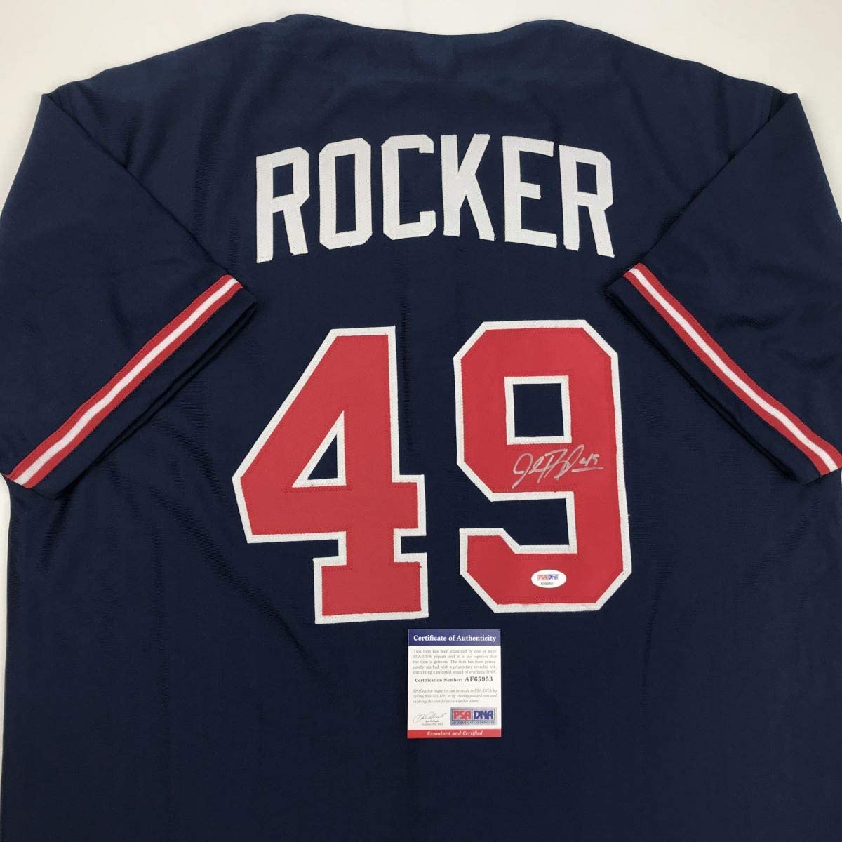autographed-signed-john-rocker-atlanta-blue-baseball-jersey-psa-dna-coa
