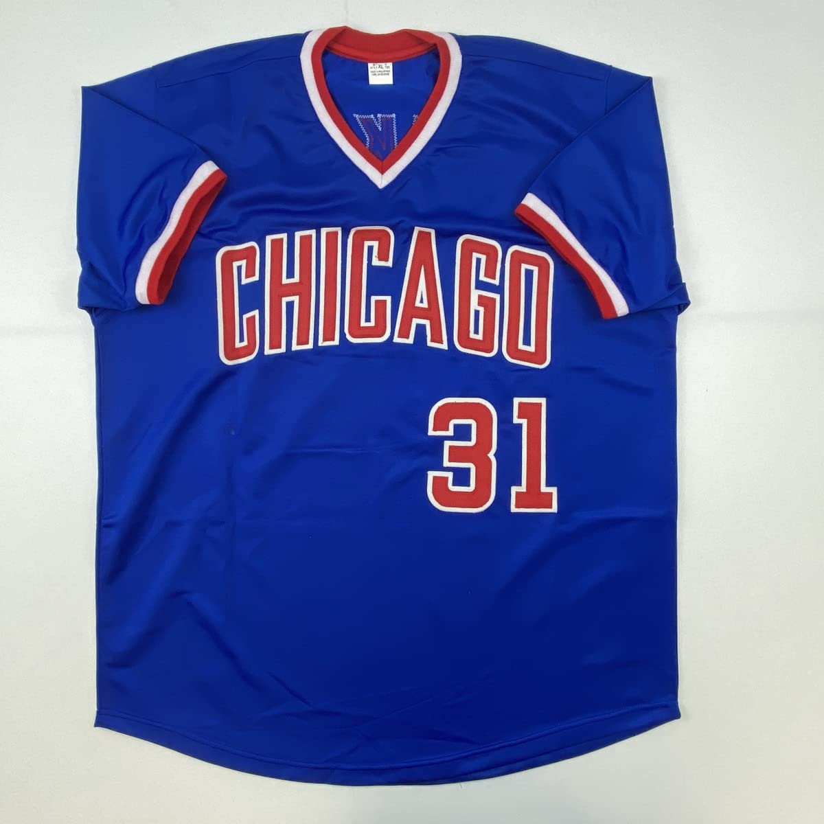 autographed-signed-ferguson-fergie-jenkins-hof-91-chicago-blue-baseball-jersey-jsa-coa