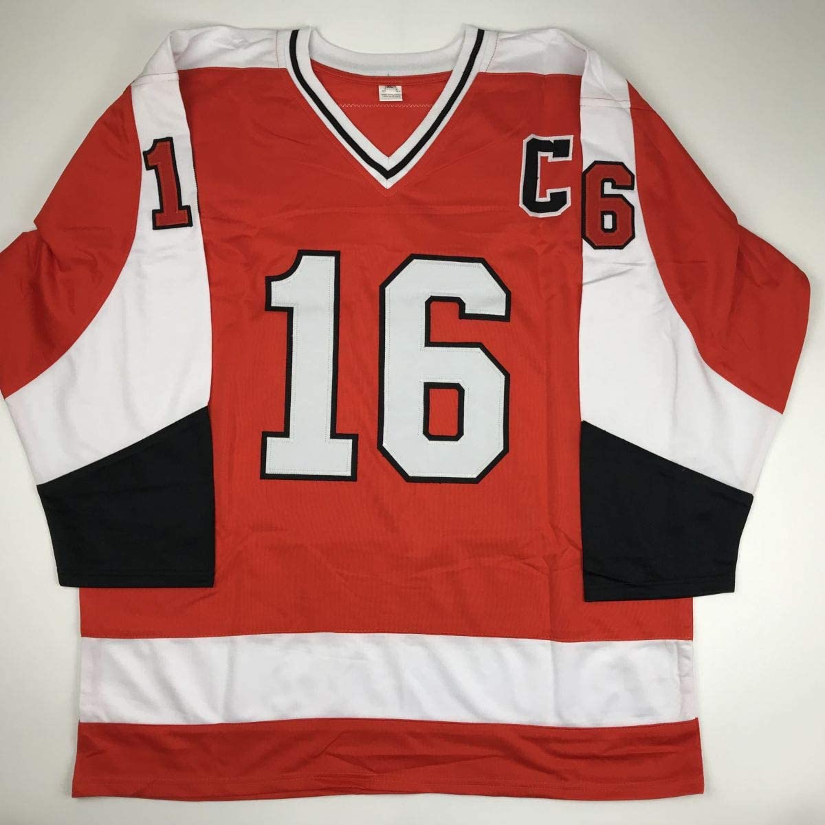 autographed-signed-bob-bobby-clarke-philadelphia-orange-hockey-jersey-jsa-coa