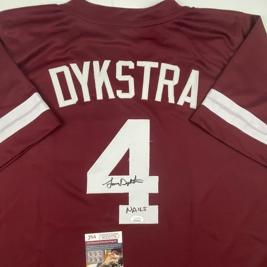 autographed-signed-lenny-dykstra-nails-philadelphia-maroon-baseball-jersey-jsa-coa