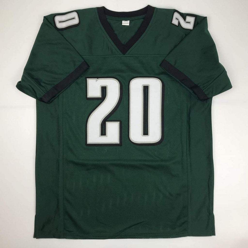 autographed-signed-brian-dawkins-philadelphia-green-football-jersey-jsa-coa