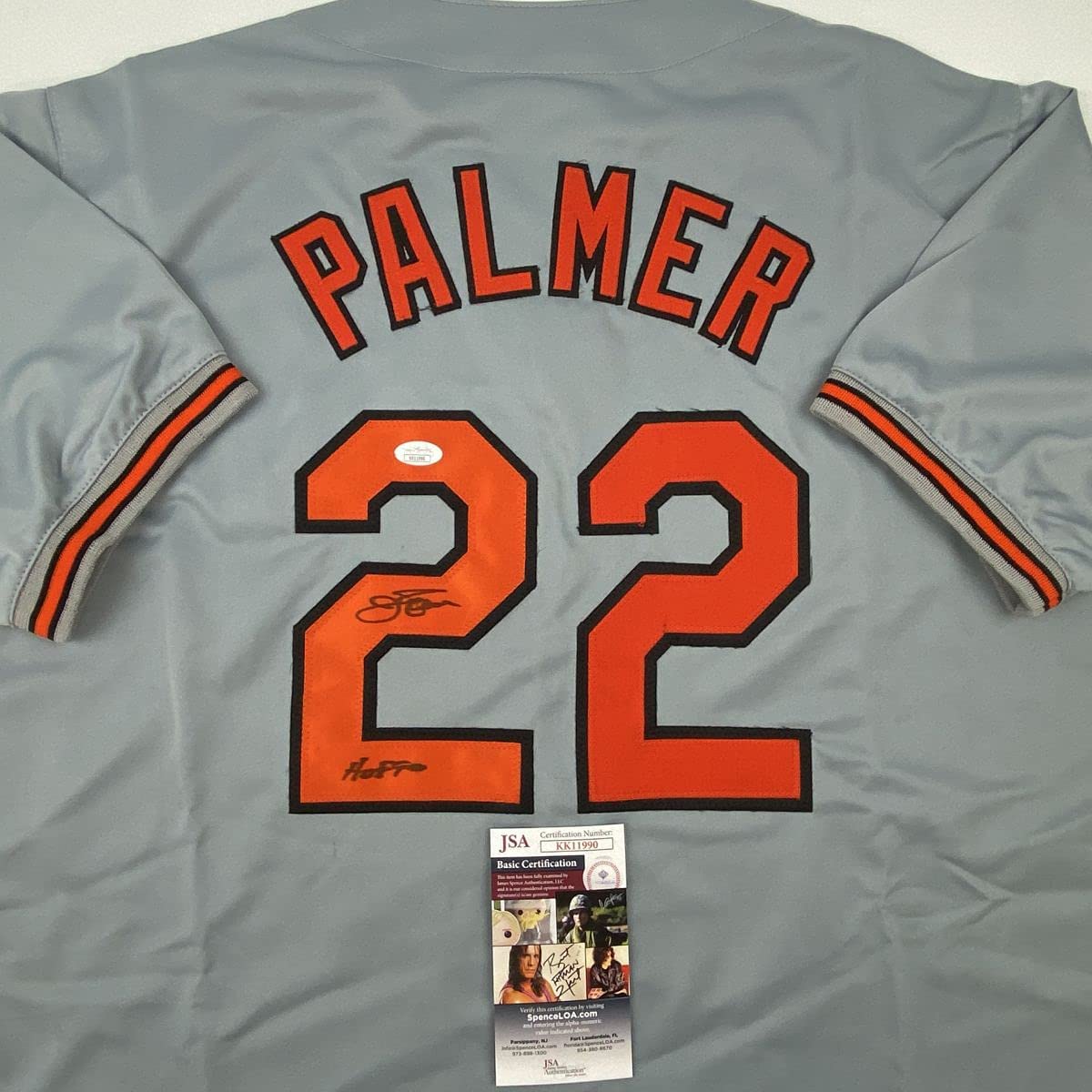 autographed-signed-jim-palmer-hof-1990-baltimore-grey-baseball-jersey-jsa-coa
