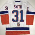 autographed-signed-billy-smith-new-york-white-hockey-jersey-jsa-coa