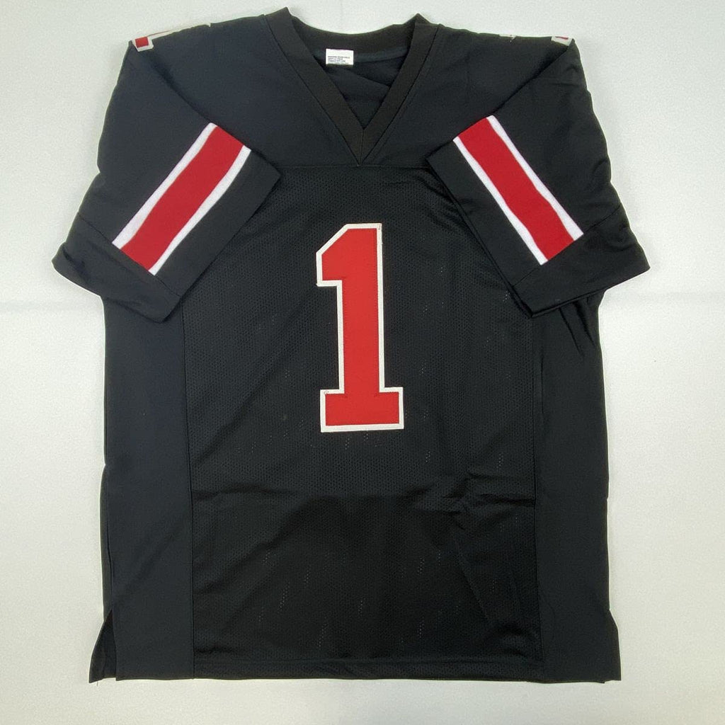 autographed-signed-justin-fields-ohio-state-black-college-football-jersey-beckett-bas-coa