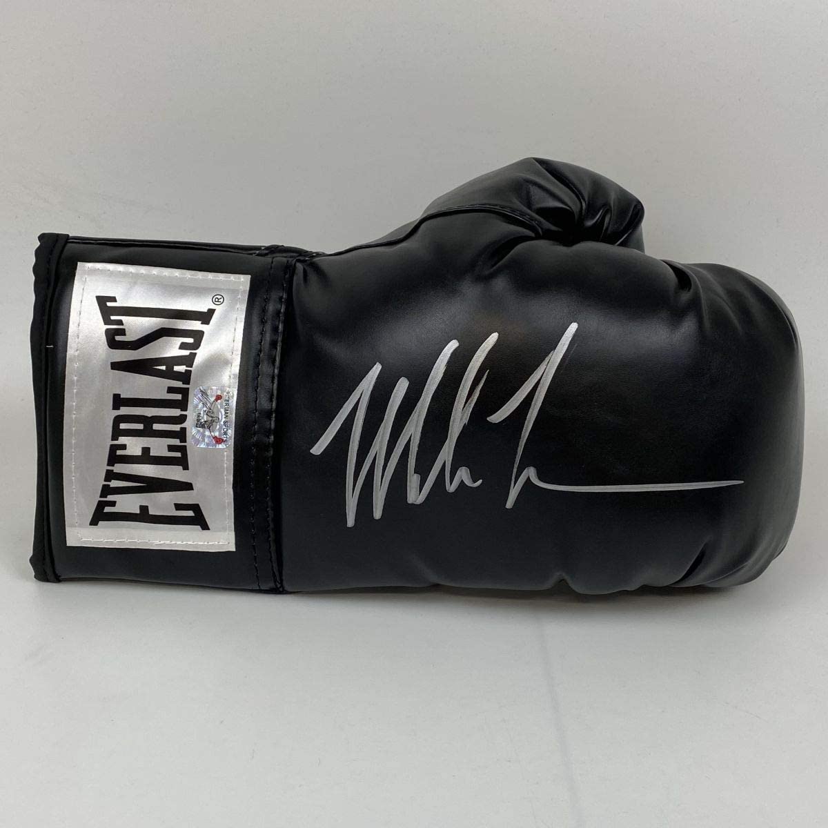 autographed-signed-mike-tyson-black-everlast-boxing-glove-athlete-hologram-coa