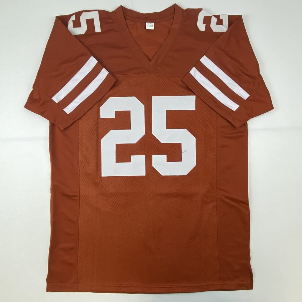 autographed-signed-jamaal-charles-texas-orange-college-football-jersey-jsa-coa